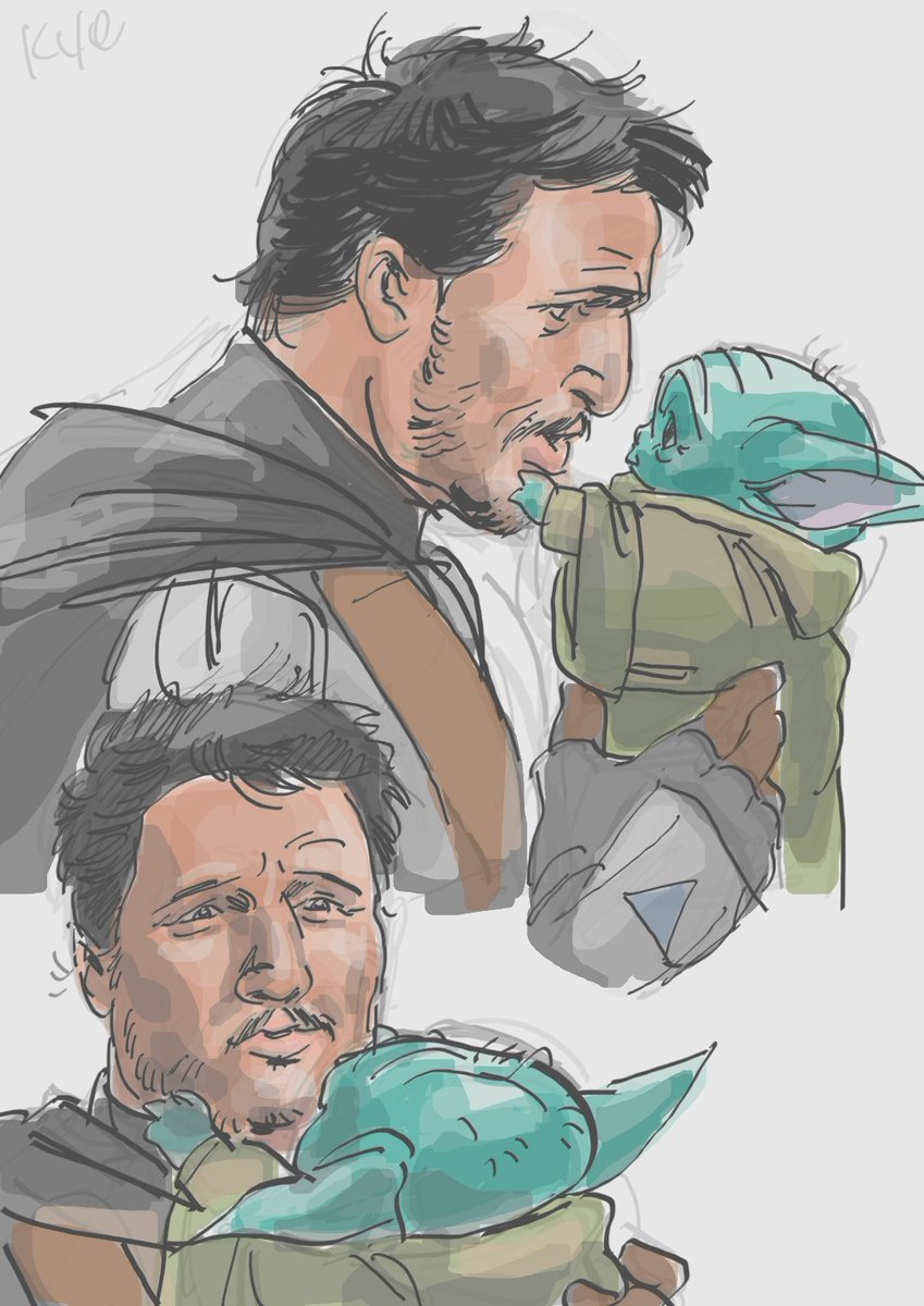 milktea148550's tweet image. Grogu can grow up, but to Din he'll always be his precious baby
#Mandalorian #DinDjarin #Grogu