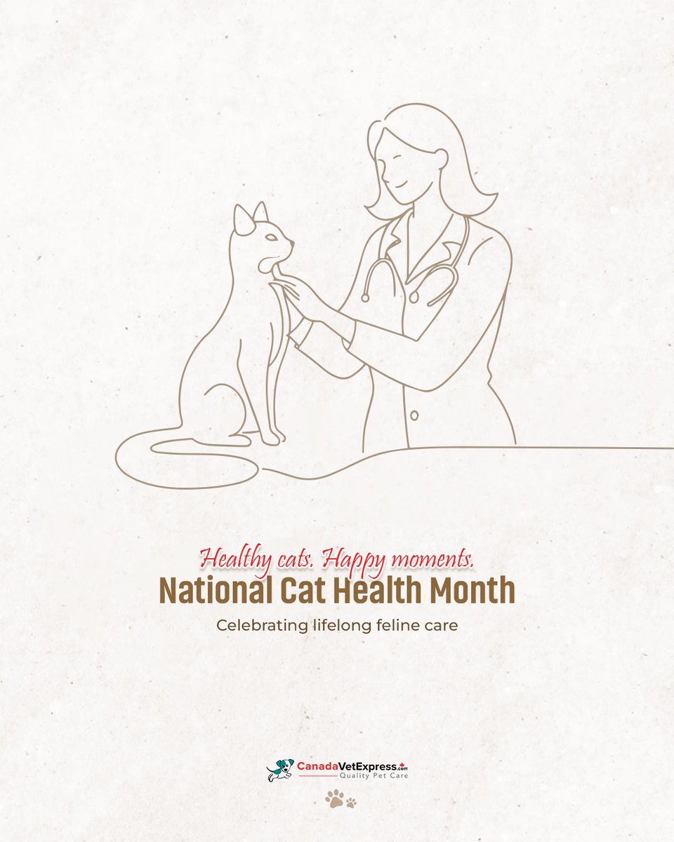 canadavetexpres's tweet image. #NationalCatHealthMonth

Some moments are quiet, but their health speaks volumes. 🐾

Save this for later or share to spread the love!

Follow @canadavetexpres ✅pet-related facts, fun quotes, and pawsome content!

#cathealth #catcaretips #catparents #catlovers #canadavetexpress