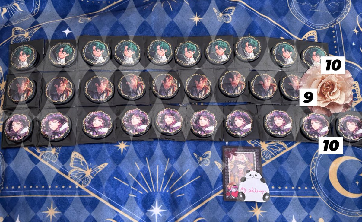 交換】悪魔執事と黒い猫 あくねこ 4周年 缶バッジ 譲▽ ベリアン5