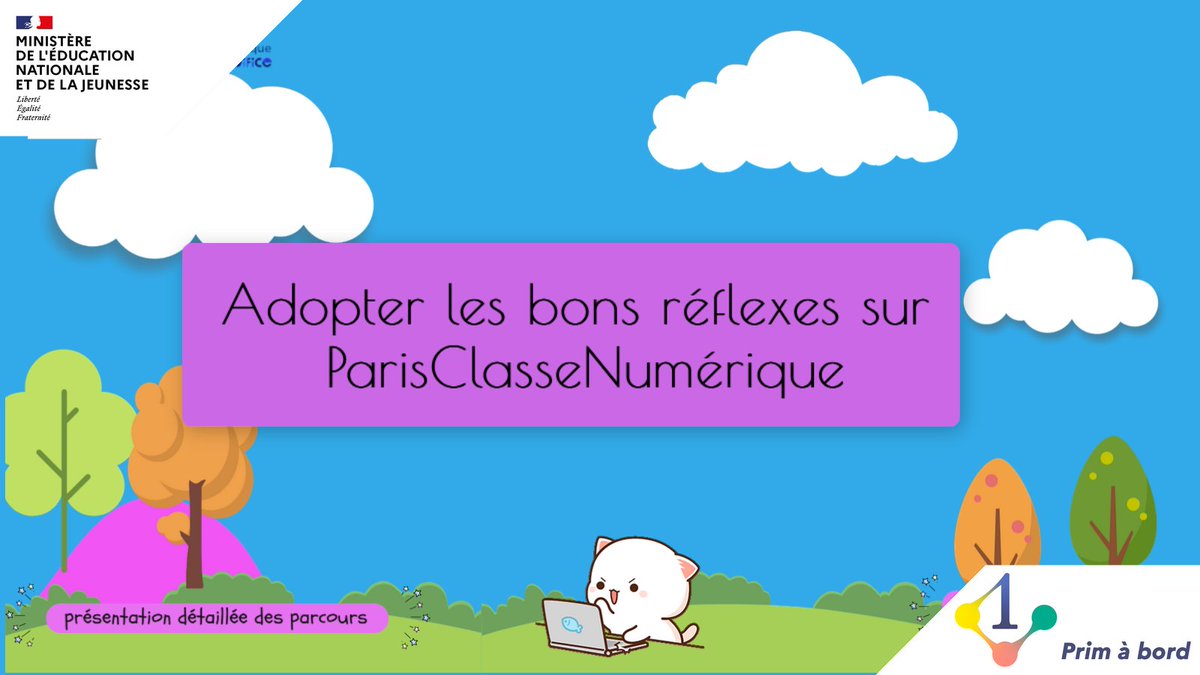 Enseigner dans le 1er degré avec le numérique tweet media