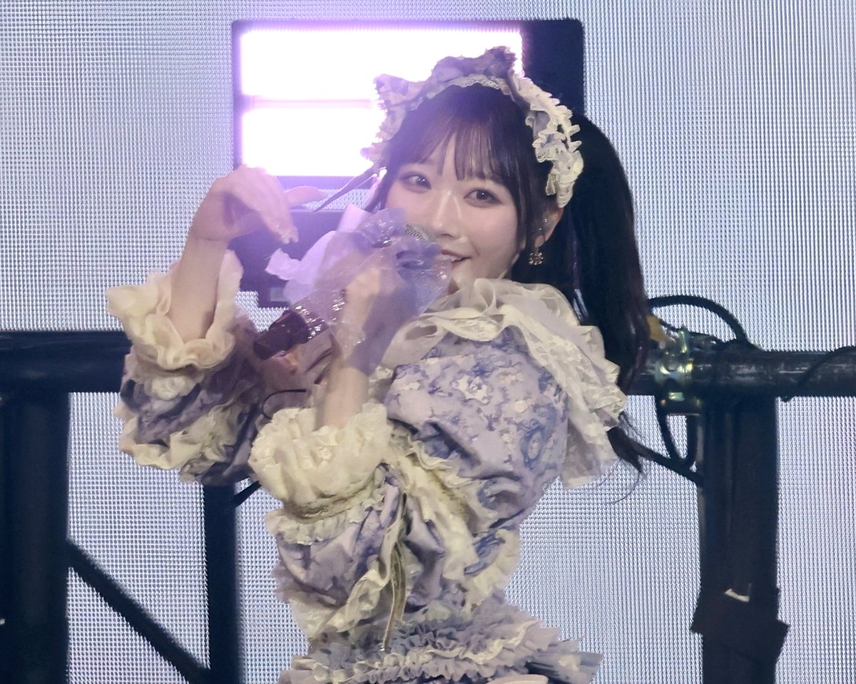 メンカラ衣装もかわいかった🐹💜 #本田珠由記 #ノイミー_カメコ