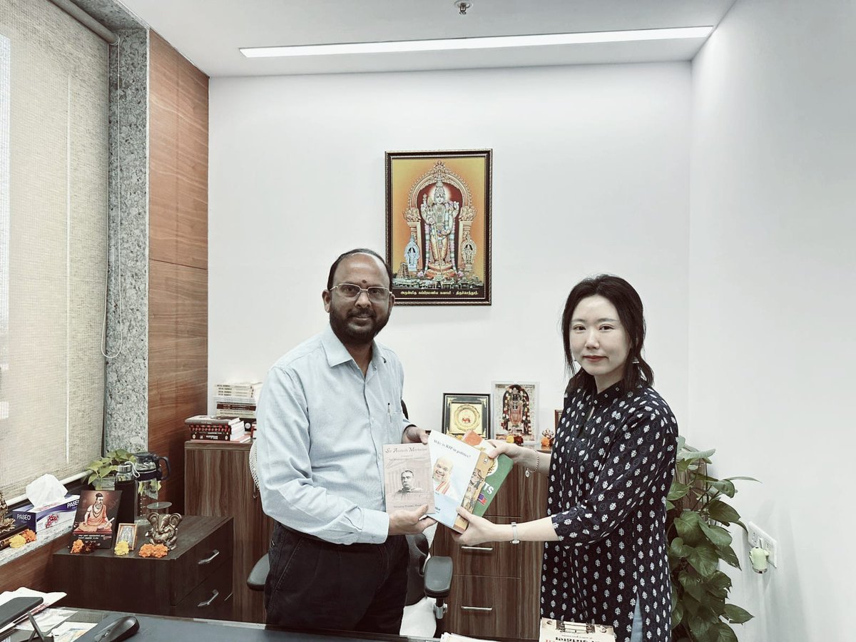 Dr. Sojin Shin, Associate Professor of Political Economy, International Relations, and South Asian Studies at the Institute for International Studies, Tokyo International University, Tokyo, visited the Central Library of <a href="/BJP4India/">BJP</a> and held an engaging discussion on ongoing