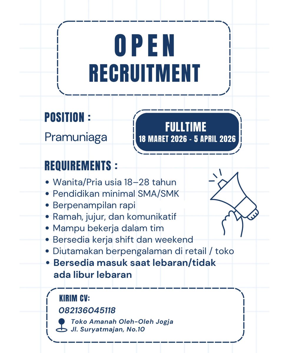 Loker Jogja tweet media