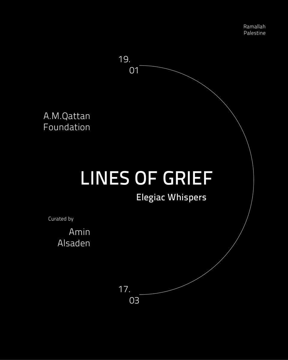 Honoured to be 1/20 designers invited by curator, Amin Alsaden to contribute work for his Lines of Grief exhibition, on show now at the A.M Qattan Foundation in Palestine. 

You can see and read more about the project here:
instagram.com/p/DVGZQUXjYQt/…