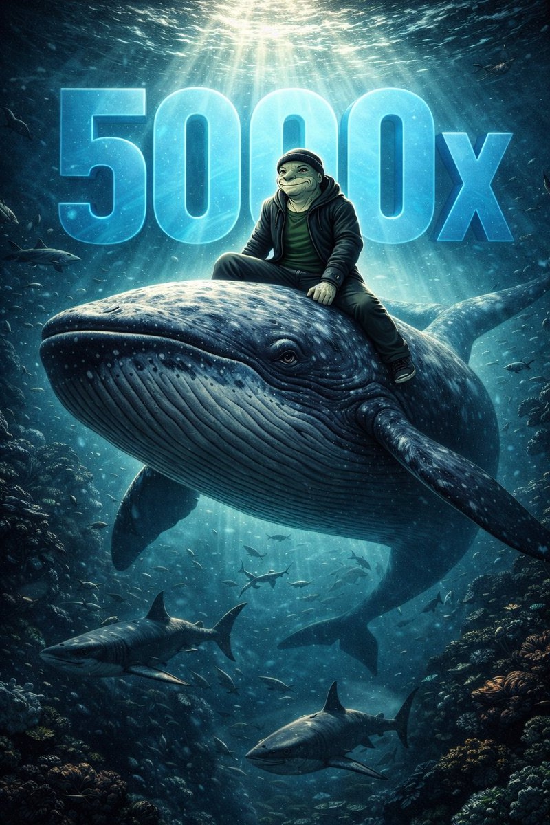 uzZi2870's tweet photo. This was never just a token.
It’s philosophy.
It’s survival.
It’s discipline over emotion.
It’s the belief that whales don’t chase waves
they create them. 5000x! 💥🚀
#BullwhaleThread @BullWhale_1 @KOREDEWEBB https://t.co/60s4IM73D8