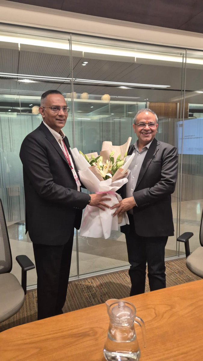 AimraIndia's tweet photo. Strengthening Ties for India’s Retail Ecosystem 🤝

Earlier today, @AimraIndia Founder Chairman Shri @LakhyaniKailash held a high-level meeting at the @IDFCFIRSTBank Head Office in Mumbai to discuss the evolving landscape of consumer finance.

He had an incredibly productive session with the @IDFCFIRSTBank leadership team:
Mr. Sebastian Joseph (Business Head, Consumer Durable Loans)
Shipra Jain (Product Head, Consumer Durables Loan)
Mayuresh Kerkar (Lead Dealer Relations, Consumer Durables)
Sudarshan Joshi (KAM, Consumer Durables)

The discussion centered on #IDFC’s impressive business modus operandi, which is built on a foundation of ethical business practices and core values. During the session, the Chairman praised IDFC for being:
  ✅ Retailer-Friendly: A seamless approach to serving mainline consumers.
  ✅ Technically Sound: Robust, easy-to-use digital platforms.
  ✅ Rapidly Growing: Leading the way in digital loans.

Chairman Lakhyani shared vital ground-level insights to further strengthen the relationship between @IDFCFIRSTBank, @AimraIndia, and retailers across India. We look forward to a year of great synergy and regular connection!

A big thank you to Mr. Sebastian and the entire team for the wonderful hospitality and insightful discussion on future opportunities. 🚀

#AIMRA #IDFCFirstBank #RetailGrowth #DigitalLending #ConsumerFinance #BusinessMeeting #Mumbai #FinTechIndia 

@arvinderkhurana @np0509 @CAITIndia @OraIndia1