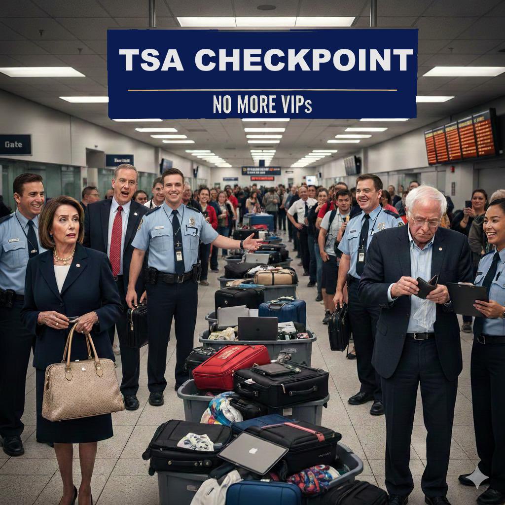 Boomerang gelandet!

Dank Democrat-Blockade beim DHS-Budget (um ICE lahmzulegen) hat TSA jetzt alle VIP-Escorts für Congress-Mitglieder gestrichen. Kein Vorbeihuschen mehr – ab sofort Schuhe aus, Gürtel ab, Flüssigkeiten raus… genau wie der kleine Mann!  

Wer den Staat