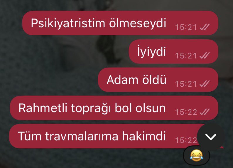 Hasta tedaviyi tekrara düşmemek bahanesiyle reddediyor✍️