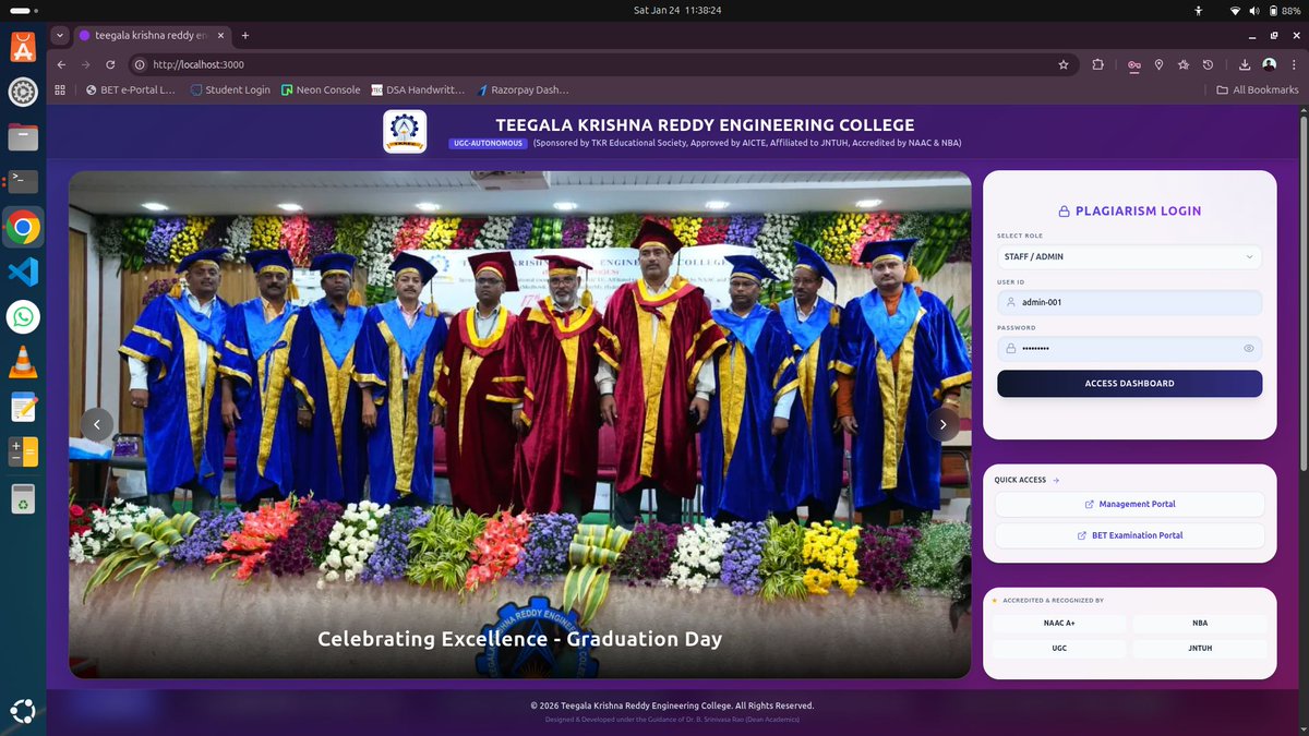 iprashanthvanam's tweet photo. I built a plagiarism checker for my college..
Now my Dean wants me to publish a research paper..

So I built an WebApp to detect Plagiarism and AI-written content.. and now I’m thinking of using AI to write the paper about it.

The audacity. The irony. The innovation. 😁 https://t.co/Ytwfd3PIgT
