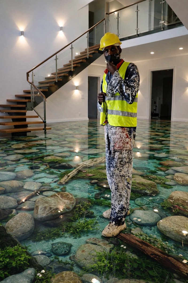 HustlerBowy's tweet photo. For Epoxy flooring please contact me 0727812054 or 0701581334 ENG. KIBET Ngeno https://t.co/tCMqu7l5OG
