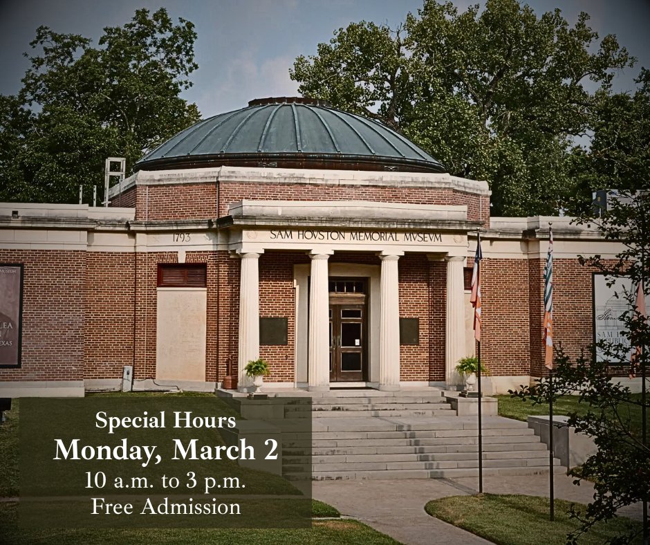 Sam Houston Memorial Museum tweet media