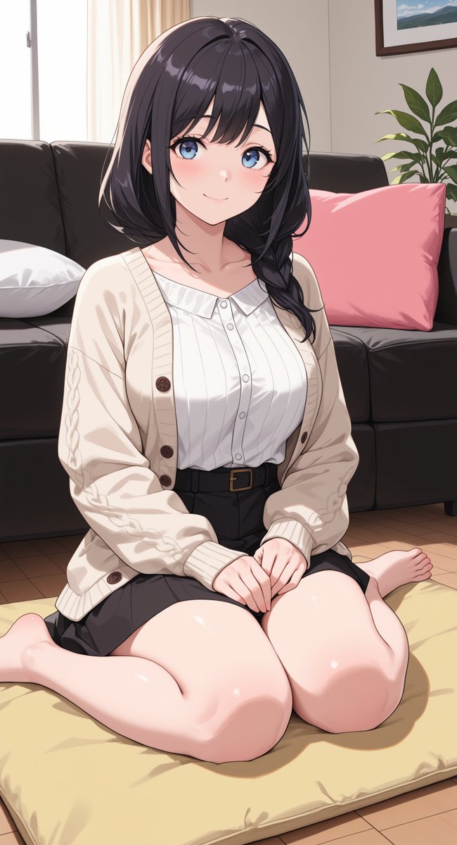 じゅーんさん、活動一周年おめでとうございます
じゃあ、お姉さんがご褒美をあげちゃうね〜♪

#AIぺたんこ座りさん

「じゅーんさん、
一周年の活動、本当にすごいですね。
ここまで頑張ってきた姿、お姉さんはちゃんと見ていましたよ。
でも少し疲れちゃったんじゃないかな？