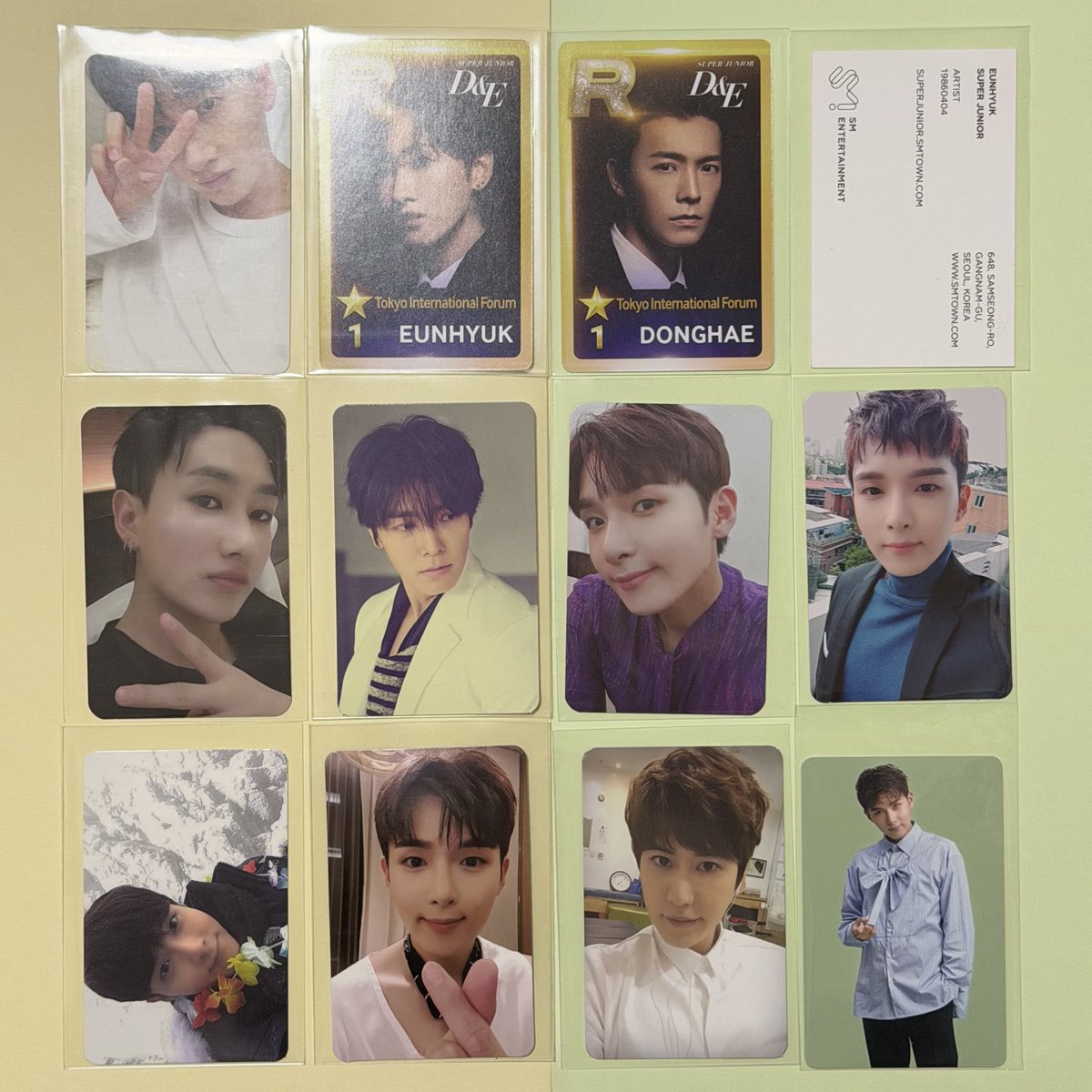 no_tl トレカ 交換 譲 SuperJunior スジュ ドンへ ウニョク リョウク