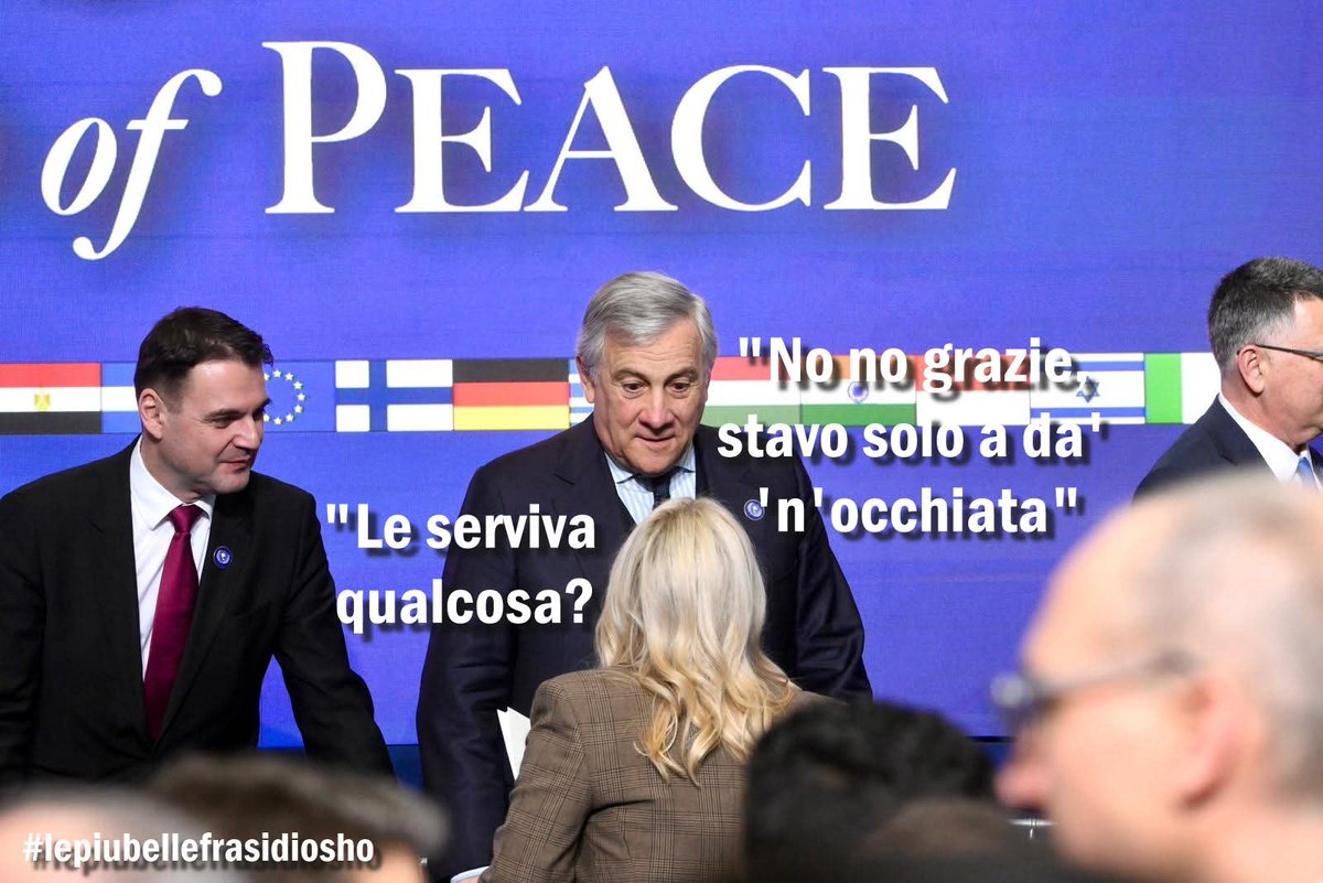 L'Italia come osservatore al #boardofpeace