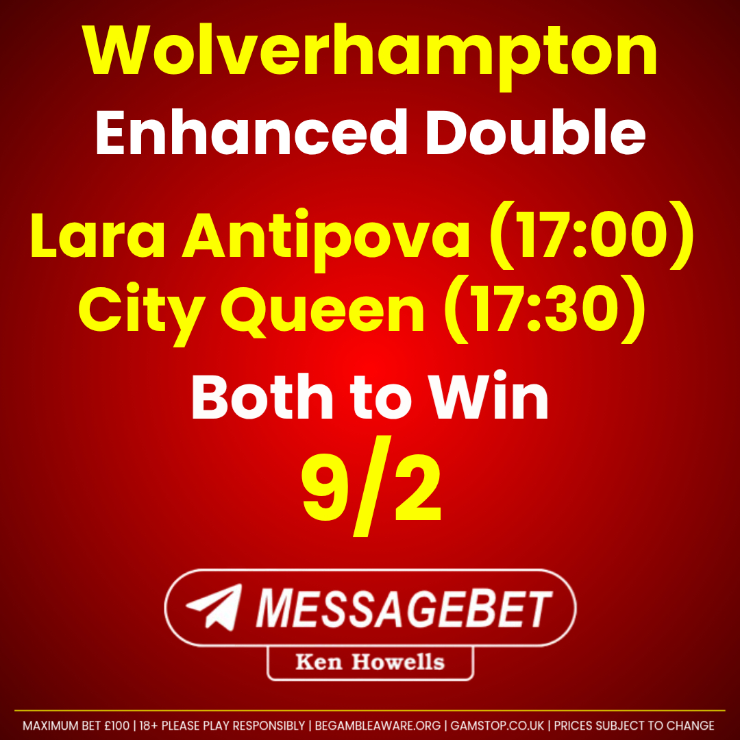 KenHowells_'s tweet photo. 🏇Wolverhampton Double 🏇
Lara Antipova &amp; City Queen Both To Win 9/2
✅Max Stake £100
✅New &amp; Eligible Customers
✅18+ Please Play Responsibly 

⚠️https://t.co/JDRJyBiGnQ
⚠️https://t.co/mLkujYB3e5
🎯Bet now: https://t.co/GBaBNq3Kmy https://t.co/Jm5Lom4bCJ