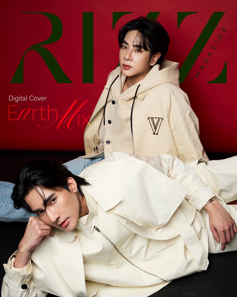 พบกับ “เอิร์ท-มิกซ์” บน Digital Cover นิตยสาร RIZZ No.18 พร้อมบทสัมภาษณ์ และภาพแฟชั่นเซ็ตเต็มๆ ภายในเล่ม

ฝากแฟนๆ ติดตามกันด้วยนะคะ 

#RIZZmagazinexEarthMix 
#RIZZmagazine <a href="/rizzmagazine_th/">RIZZ Magazine</a> 
#EarthMix <a href="/Earth_Pirapat/">Earth Pirapat 🌏</a> <a href="/wixxiws/">น้องลูกดีน คนดีคนเดิม เพิ่มเติมอร่อยมาก OLFDREAMON</a> 
#GMMTV