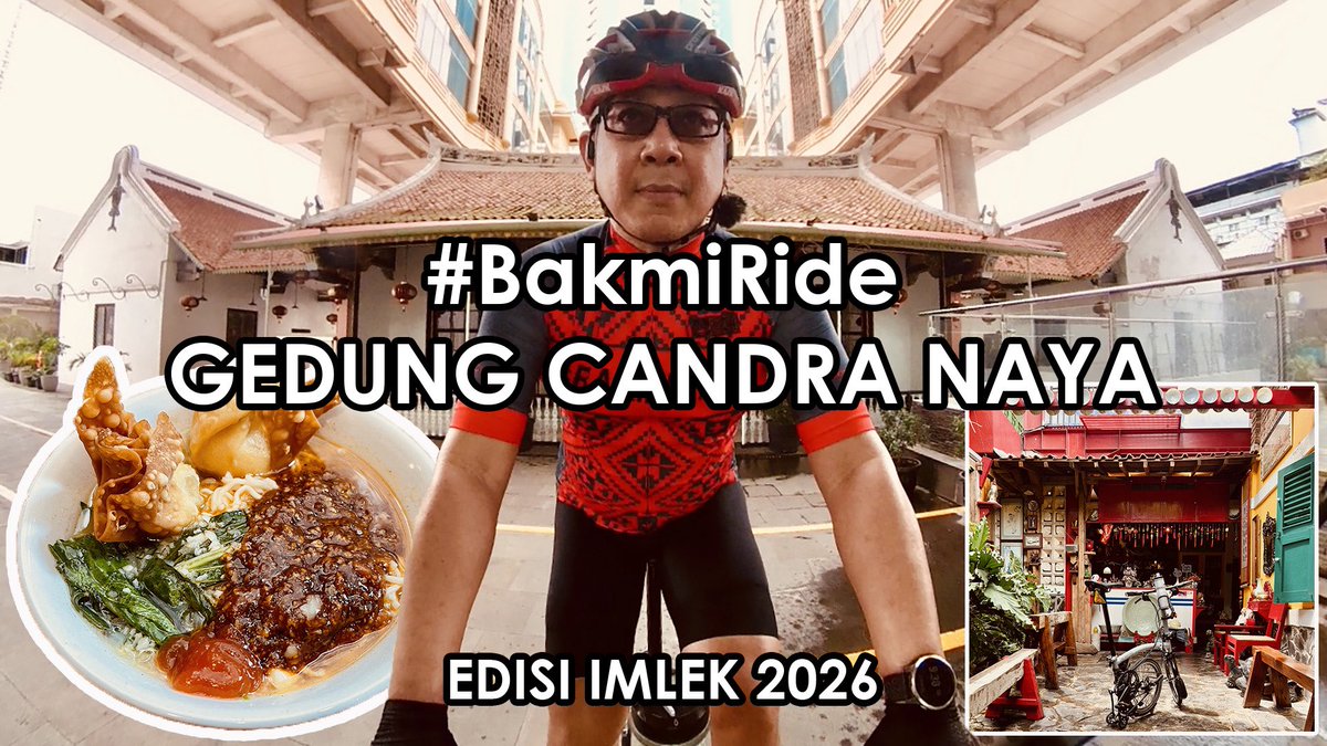 Bakmi_Cyclist's tweet photo. Kali ini gue mampir ke rumah Mayoor Chinezen terakhir di Batavia. Silahkan tonton videonya di sini: https://t.co/PJQPblidlu and thank you for your support!😉
#bakmicyclist #gowes #cycling #cyclists #jakarta #barat #batavia #candra #naya #tua #historic #khouwkiman #chinezen https://t.co/qhaNy0g2JH