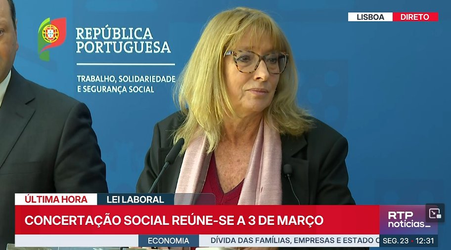 Está uma nódoa na minha TV a confirmar que não está a reunir a Concertação Social (mas sim a tentar fazer de conta) e por isso não convoca a CGTP.
Depois apresentará uma proposta fechada e virá a público mentir, dizer que foi negociada em Concertação Social.
É preciso ter lata!