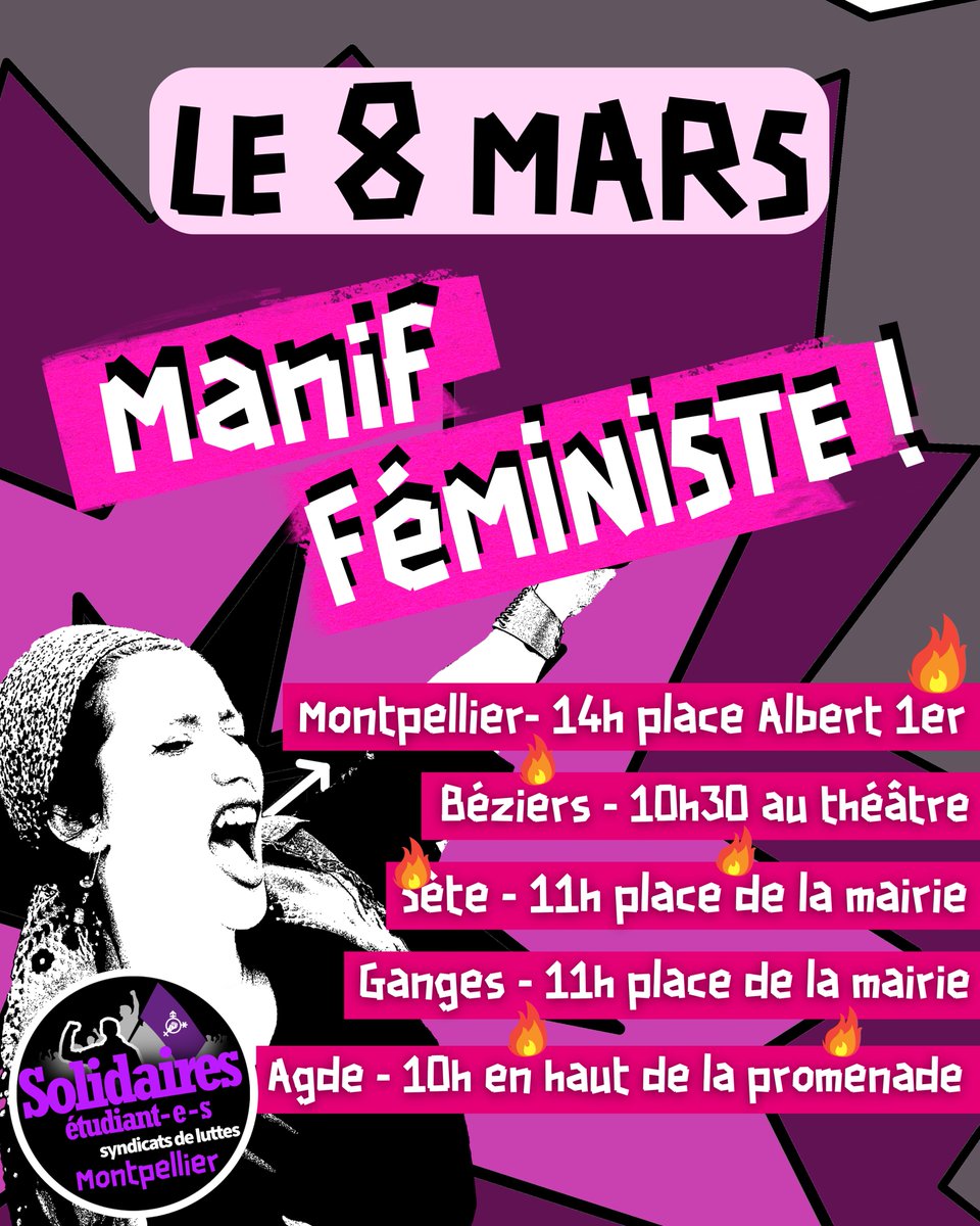 Solidaires étudiant-e-s 34 💣 tweet media