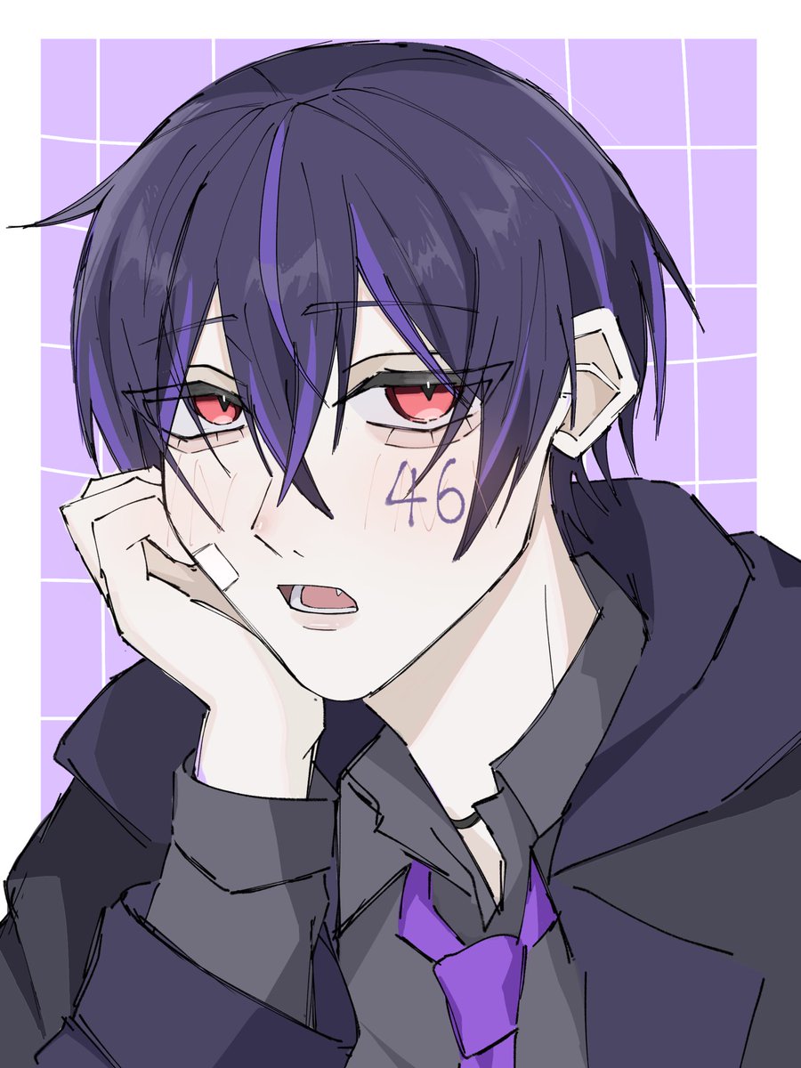 suyapoz's tweet photo. 💜
#しろせんせ絵　#イラスト https://t.co/fRMoM9Cwzj