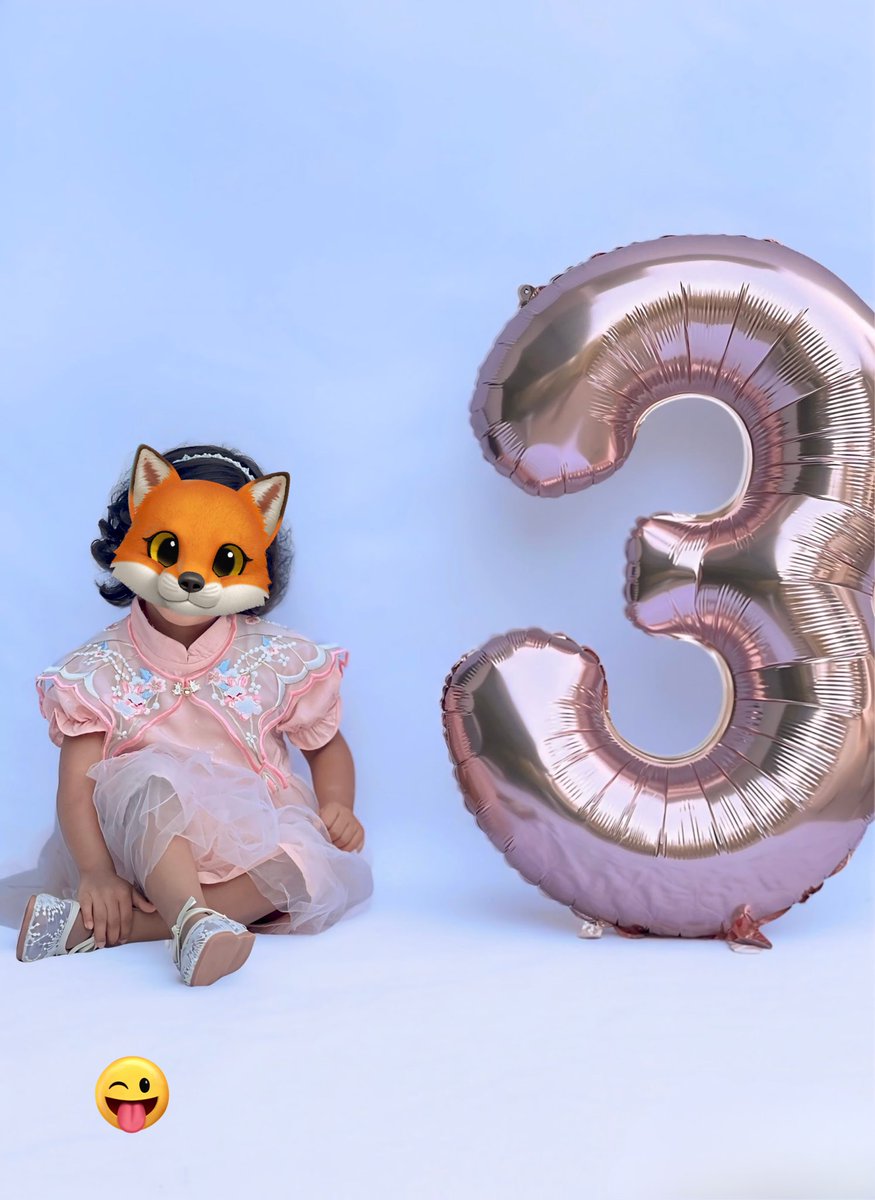 My li'l fox turned 3 😁