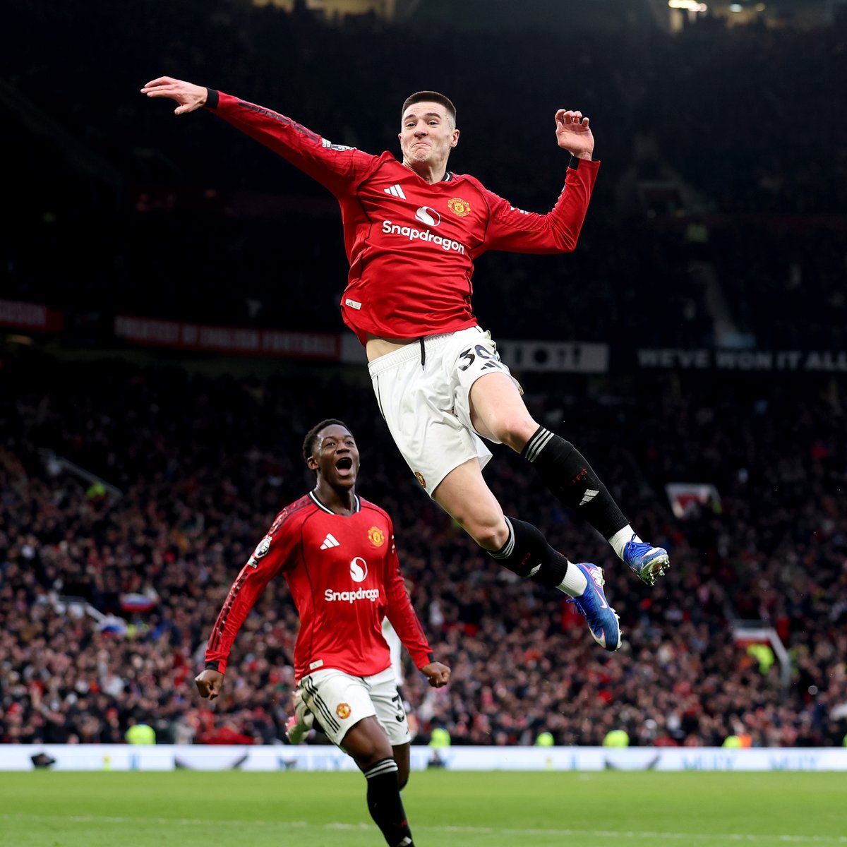 ManUtd's tweet photo. ⚖️ Will Benjamin Sesko start against Everton?

After coming off the bench to score significant goals in United's last two matches, our writers have their say...