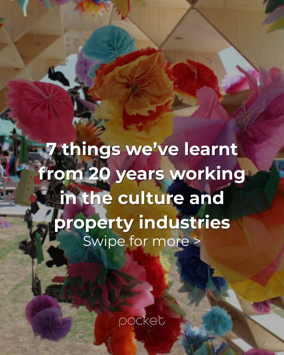 PocketCreative5's tweet image. Over time, a few things become clear…

Most importantly, good frameworks don’t restrict creativity — they protect it.
#creativebusiness #valuesmatter #strongpartnerships #quietstatements #culturalprogramme