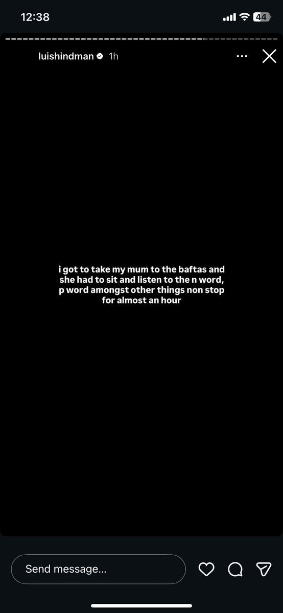 ericeffiorg's tweet image. just awful the baftas should be ashamed