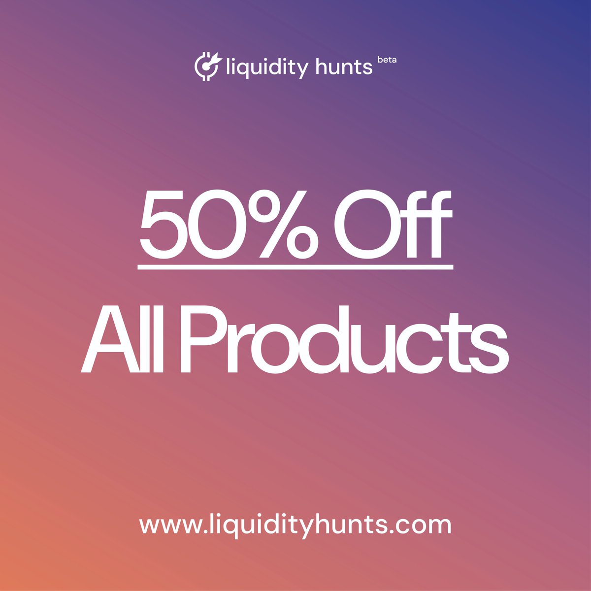 For a short period only there is a 50% discount on the #liquidityhunts heatmaps! liquidityhunts.com