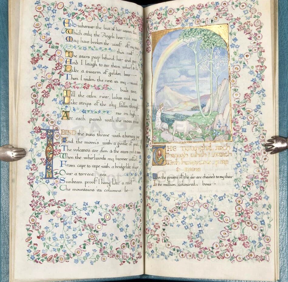 jessie bayes ''to the night &amp; the cloud'' book pages (1914)