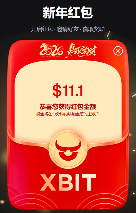 周一了，在XBIT领到了11.1刀的红包，最近每天都可以领个红包，这行情，感觉真的不错

#XBIT新年红包 #XBITLunarNewYear #XBITRedpacket
<a href="/XBITDEX/">XBIT</a>