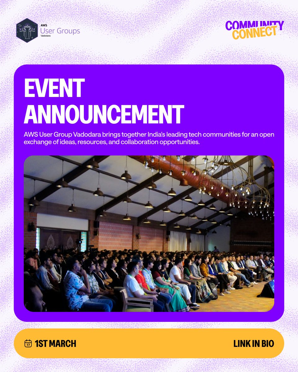 AWS User Group Vadodara tweet media