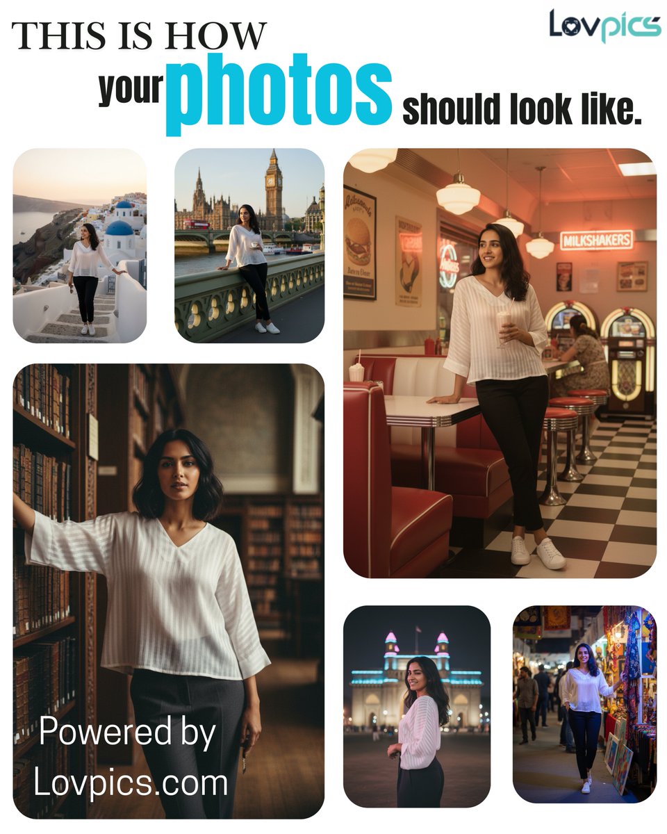 lov_pics's tweet photo. This is how your photos should look.

Premium. Cinematic. Global.Create unlimited AI Photoshoots with Lovpics - no studio, no travel, no delays.

Start: https://t.co/i7Wci6fQa3

#Lovpics #AIPhotoshoot #AICreative #MarketingAI #ContentAutomation #EcommerceTools #StartupStack https://t.co/rHaZPPYIOf