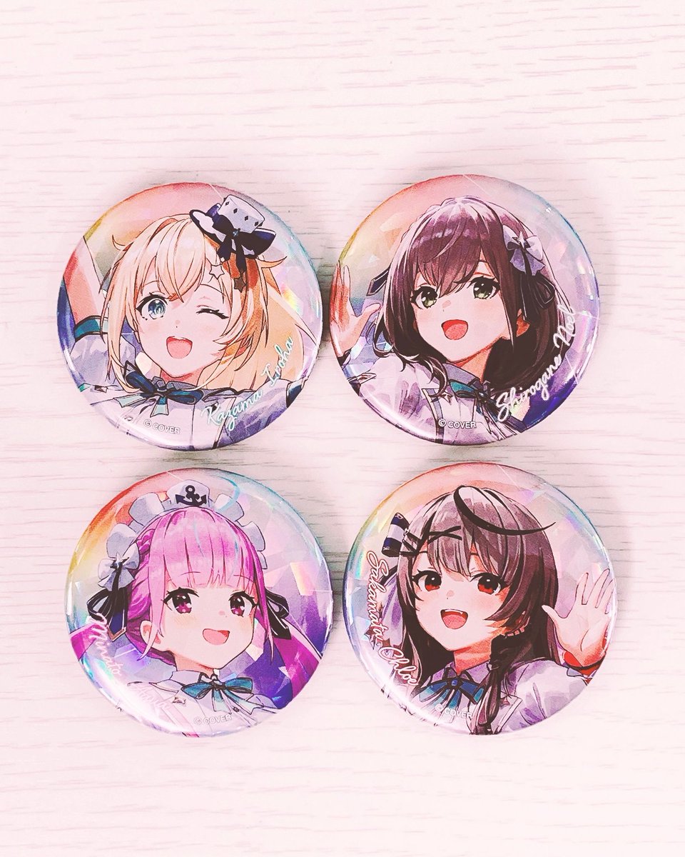 🎀入荷情報🎀 #ホロライブ 5th フェス 缶バッジ 風真いろは 白銀ノエル