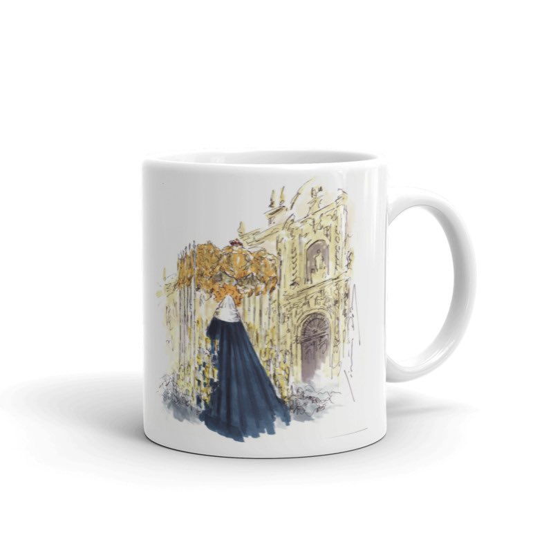 Con la taza cofrade de la Virgen de las Aguas del Museo os doy los #BuenosDias en este primer lunes de #Cuaresma
🎨<a href="/D_jimenezdiaz/">Daniel Jiménez Díaz 🎨</a> 

La taza la tenéis a la venta en mi tienda online artejimenezdiaz.es
