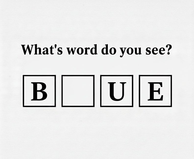 What's word do you see?