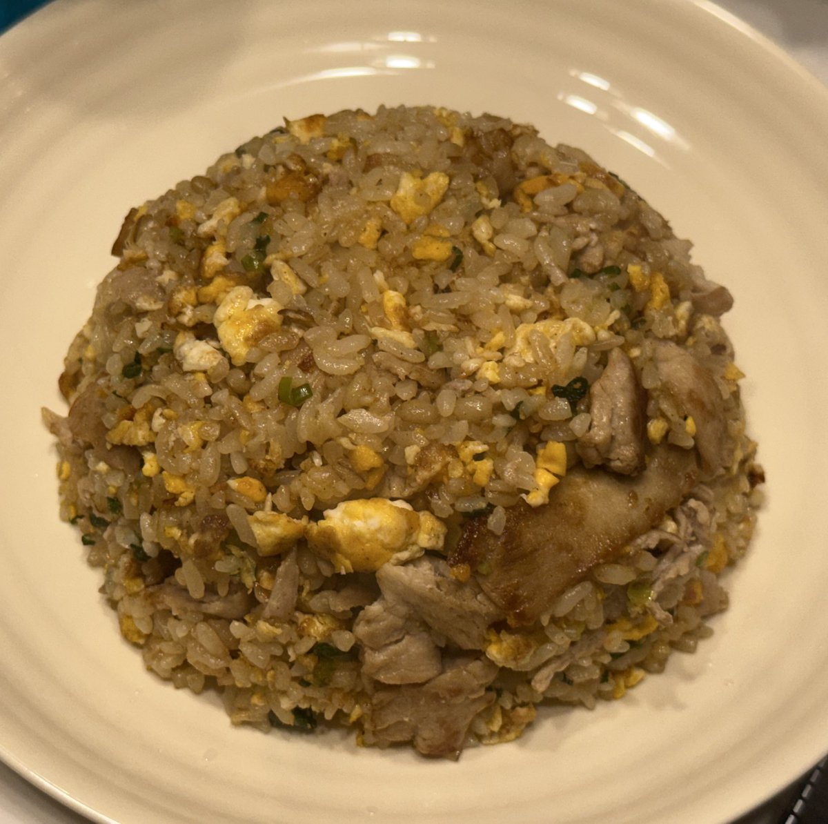 久しぶりにチャーハン作った