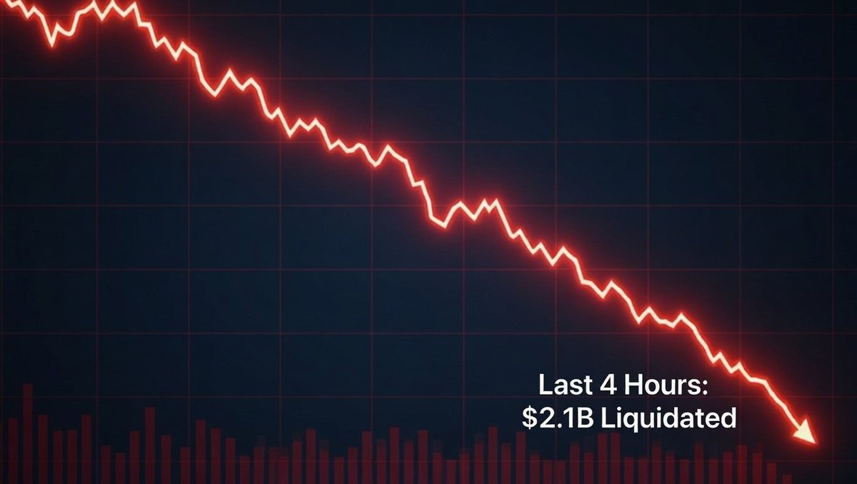 Four-Hour Liquidation Spike of $2.1B – What the Heatmap &amp; Order-Book Data Show #Bitcoin #CryptoMarkets