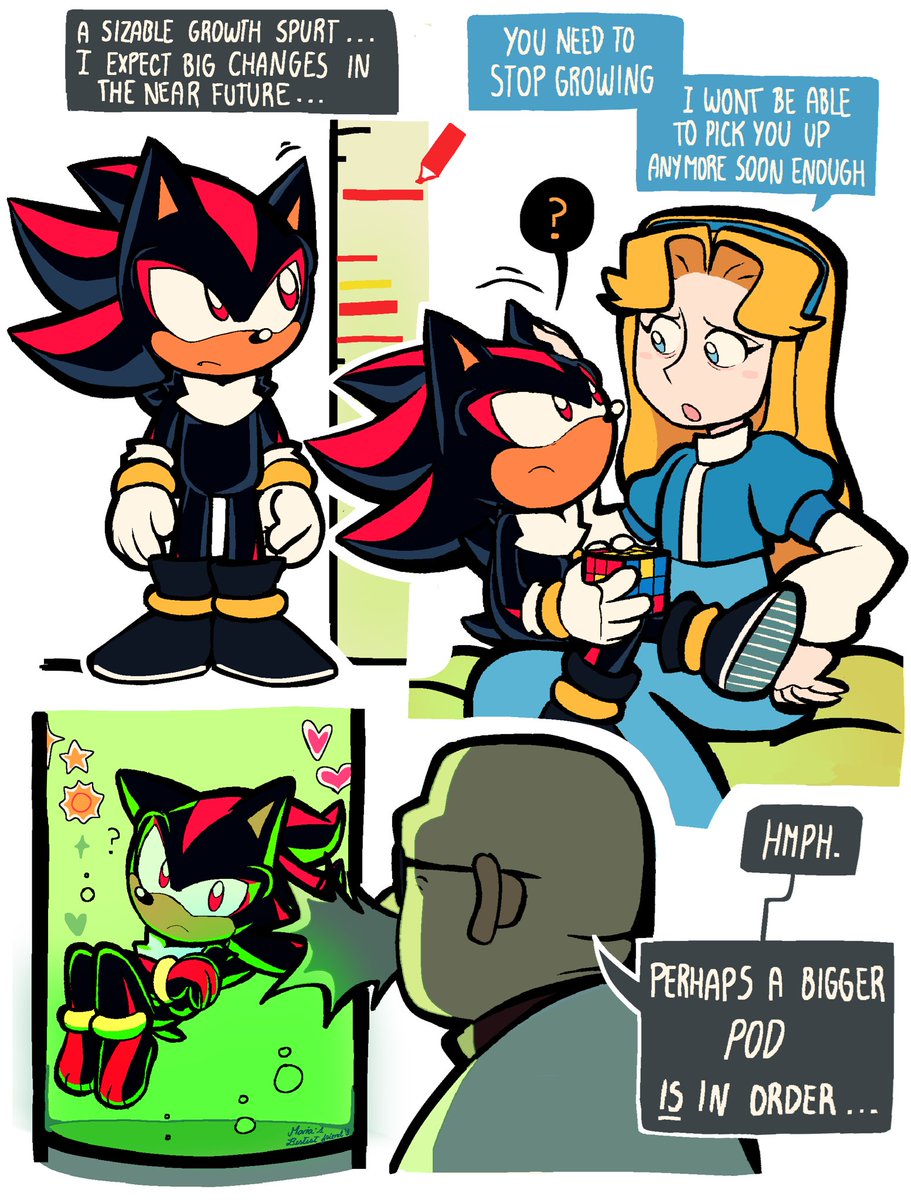 mercurioshadowz's tweet image. collection of sillies abt Shadow being a growing hoglet 🦔

[2/8] #shadowthehedgehog