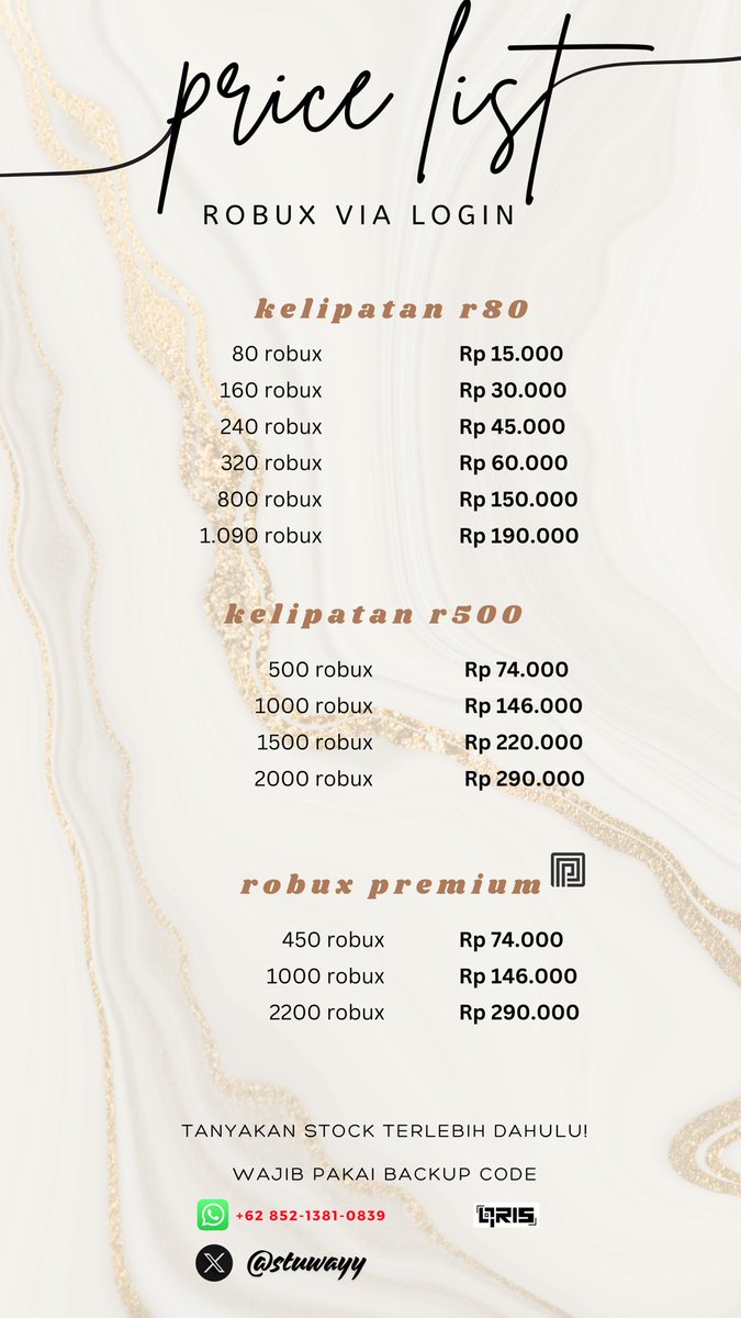 stuwayy's tweet photo. 🌙 N E W PRICELIST🌙

apps premium &amp; robux vilog
by @stuwayy 🌻 https://t.co/HA2W1qpkEW