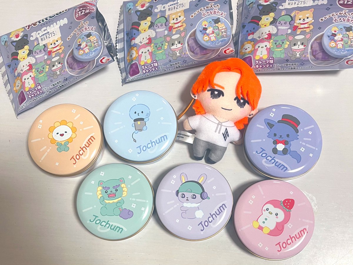 近所のローソンにプチキャンあって😳✨️最初3個買って、ビラ