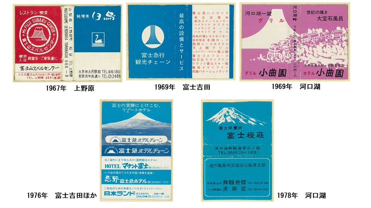 2月23日は #富士山の日 です。当館蔵「三枝惣治氏マッチラベル
