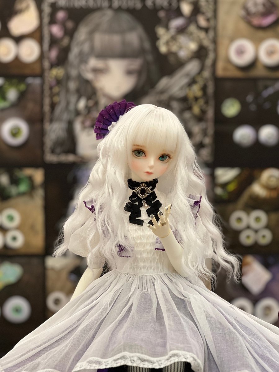 展示モデルさんの衣装を制作しました🪡 素敵に着せていただけて嬉しい✨