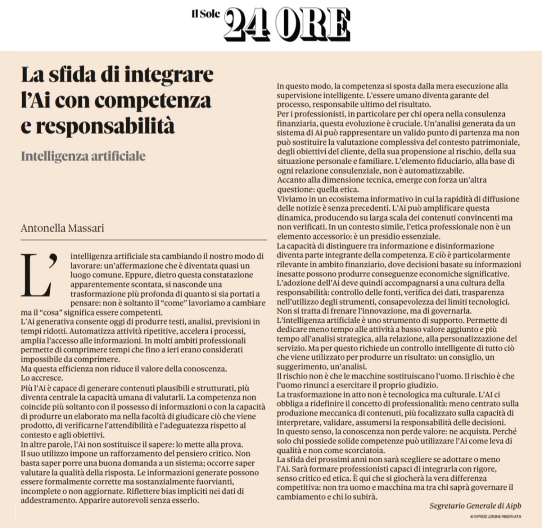 ASSOCIAZIONE ITALIANA PRIVATE BANKERS 

#AI #AIPB