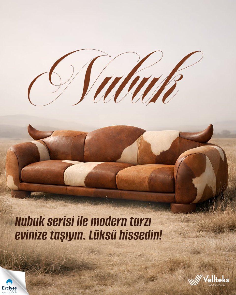 Nubuk serisi ile modern tarzı evinize taşıyın. Lüksü hissedin! ✨

#Vellteks #Kumaş #Nubuk