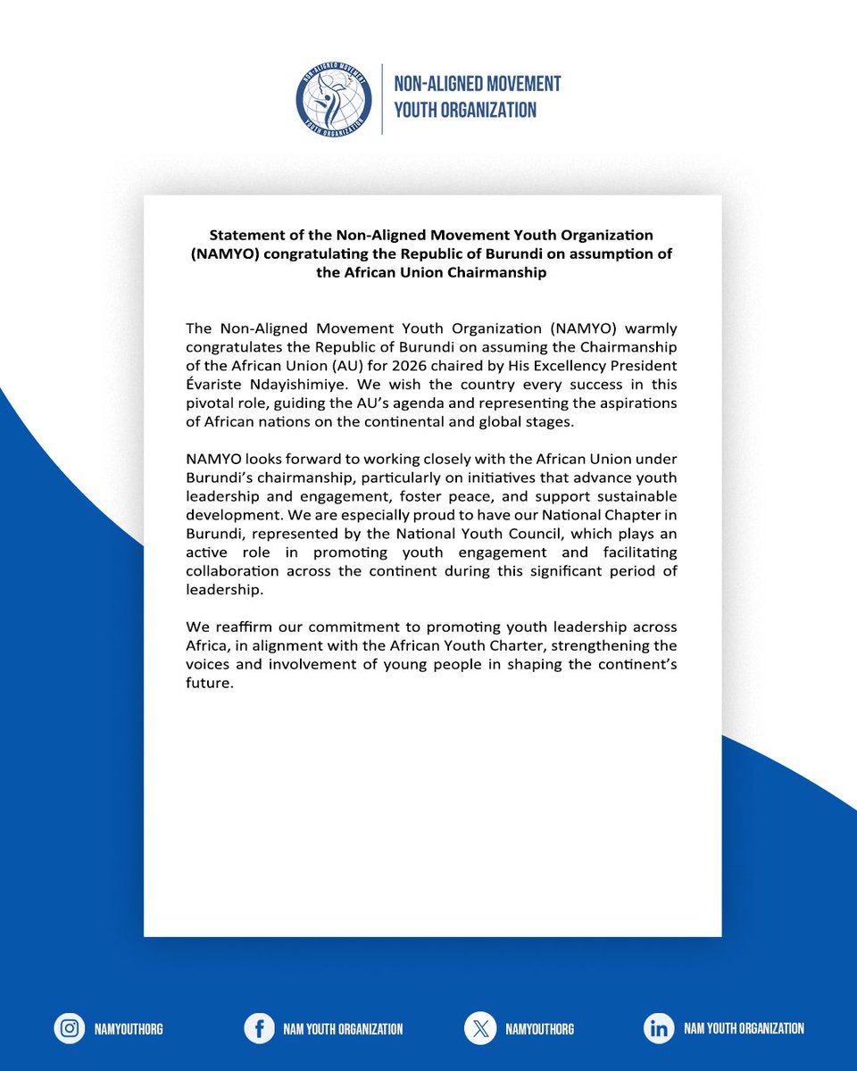 NAM Youth Organization tweet media