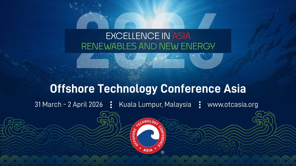 At OTC Asia, the Renewables &amp; New Energy programme provides a dedicated platform for industry professionals to explore how renewable technologies and new energy solutions are shaping the future of offshore energy.

Register now! 🔗 otcasia.org/renewables-new…

#klcc