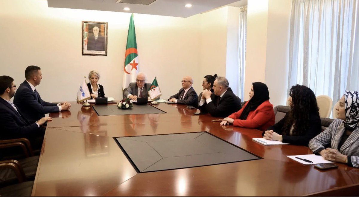 Proud to sign with Professor Kamel Sanhaji <a href="/UNICEFAlgerie/">UNICEF Algérie</a> – #ANSS partnership agreement for 2026–2027 at the <a href="/MAEAlgerie/">Ministère des Affaires Étrangères</a>. A strategic collaboration supporting  🇩🇿’s  National #Health #Security Strategy — improving maternal &amp; child health, supporting #local #production of