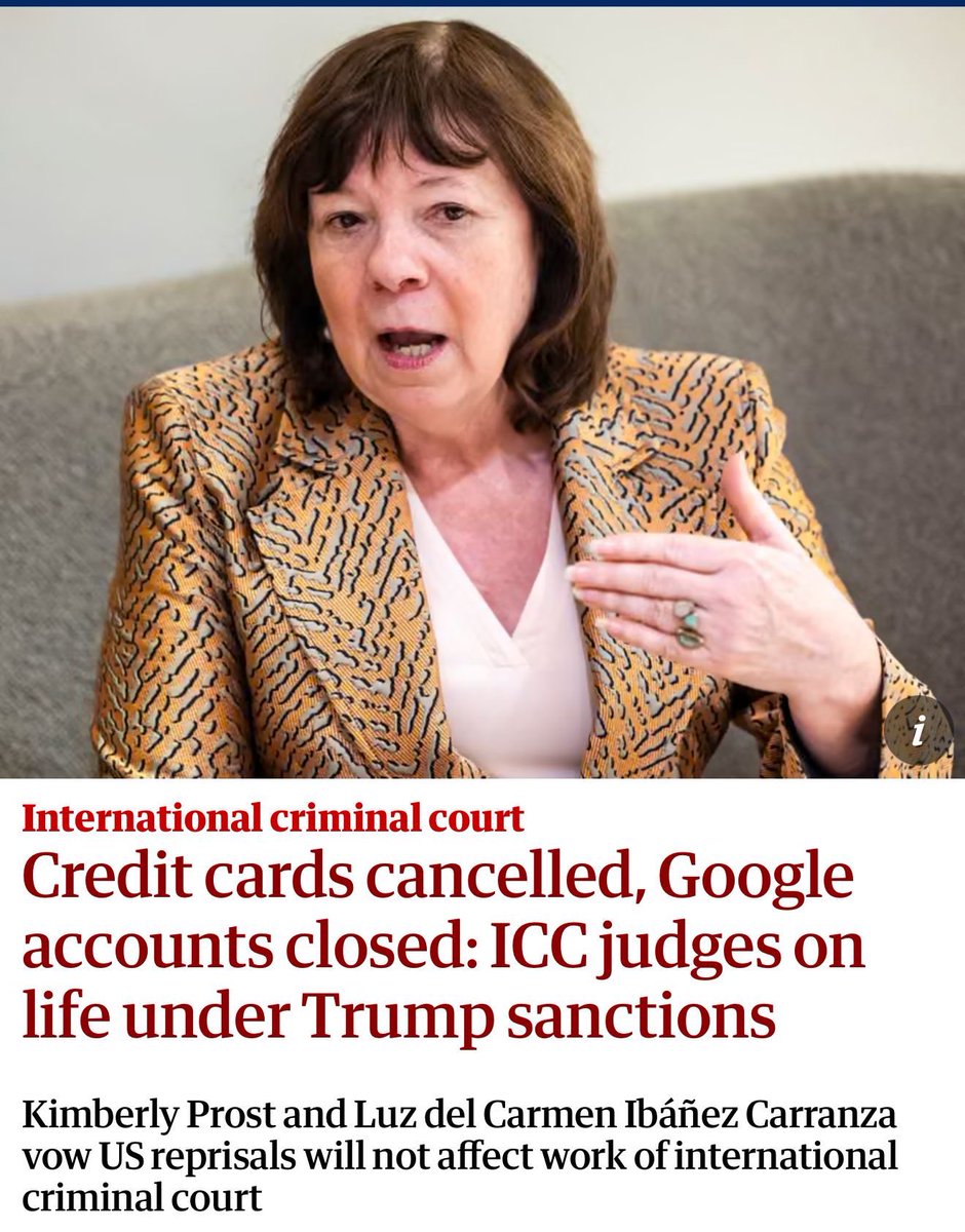 As our leaders bring him shamrock.

Trump has sanctioned 11 ICC officials  – including 8 judges – subjecting them to bans on travel, fines &amp; prison sentences for companies who provide them services.

Cosying up to him isn't diplomacy it's supporting the suppression of law itself.