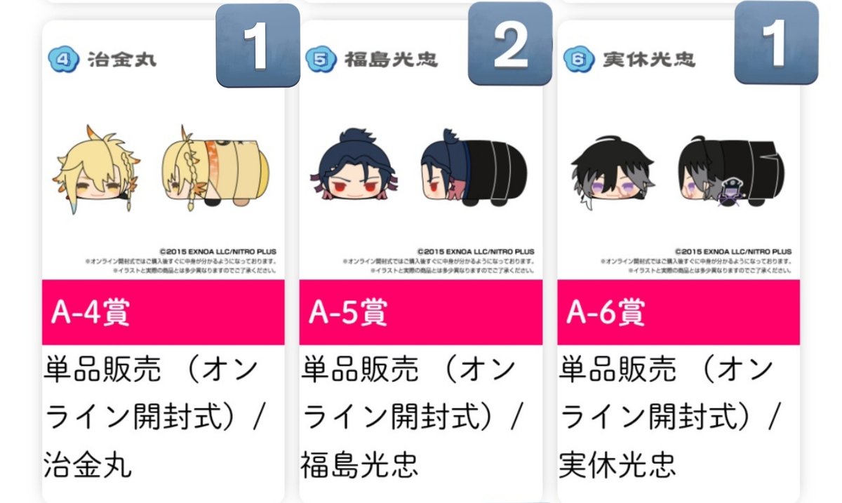 譲渡】刀剣乱舞 もちもちマスコット もちマス vol.10 譲∶☆実休